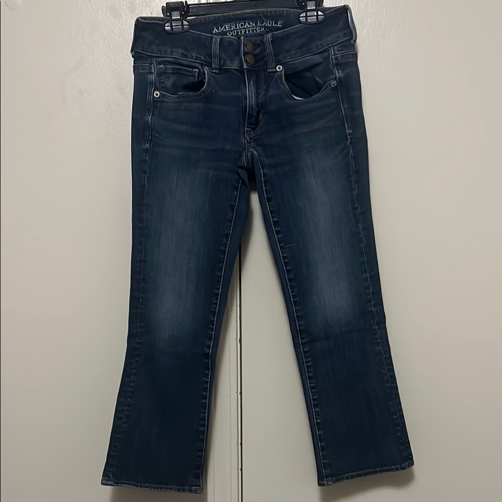American Eagle Outfitters Women's Blue Jeans capri